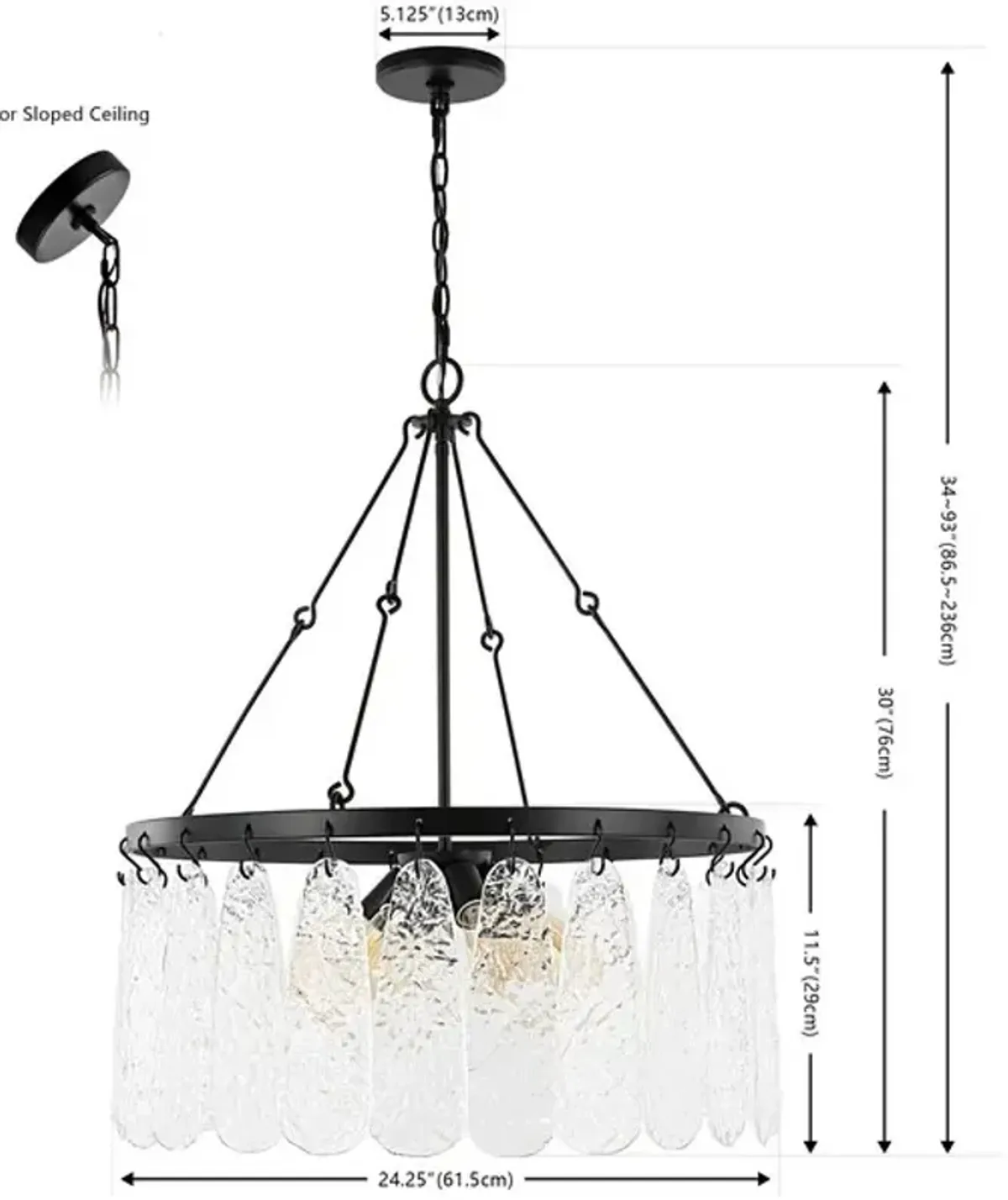 Aremythia 6 Light Chandelier