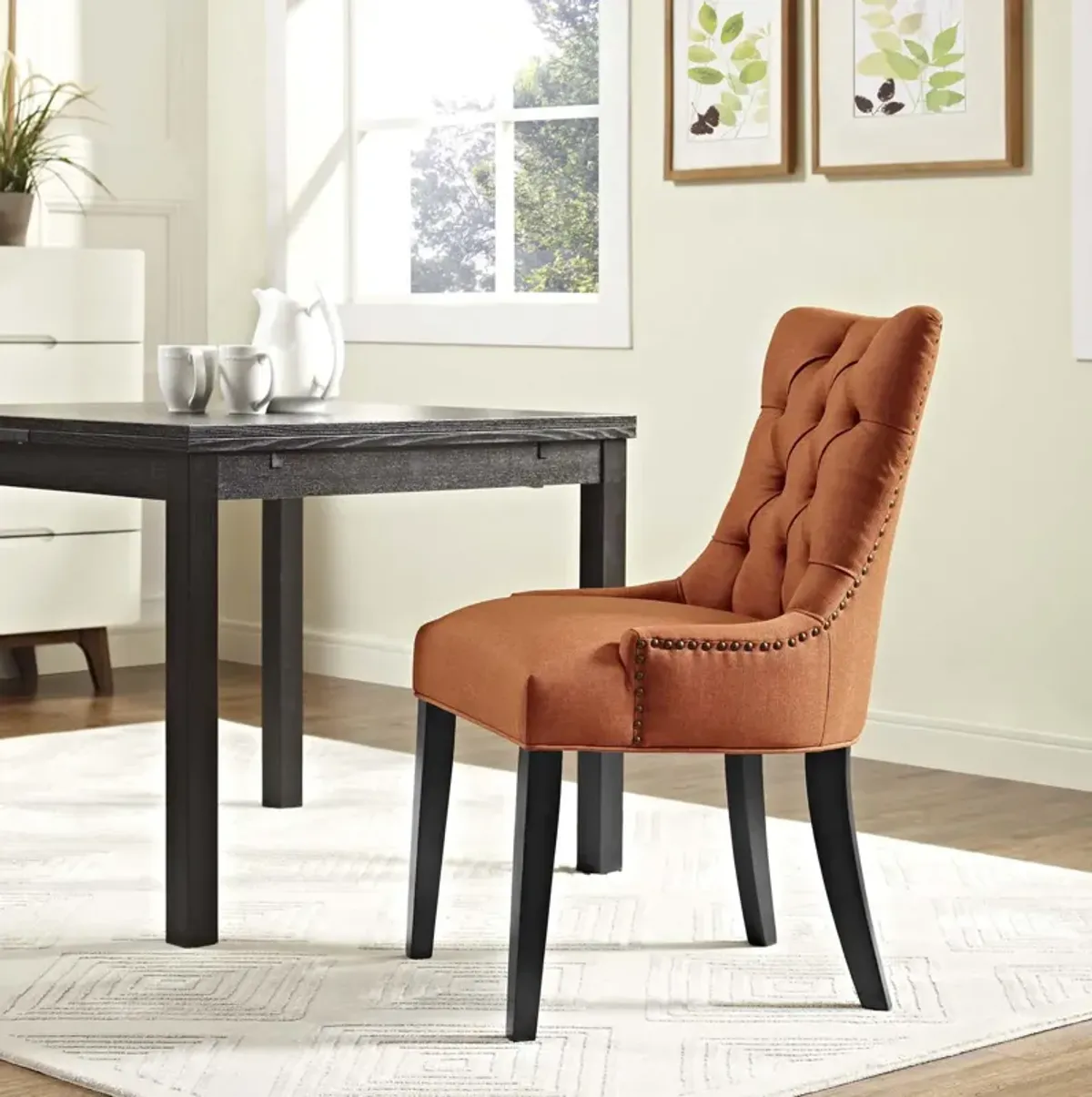 Regent Tufted Fabric Dining Side Chair