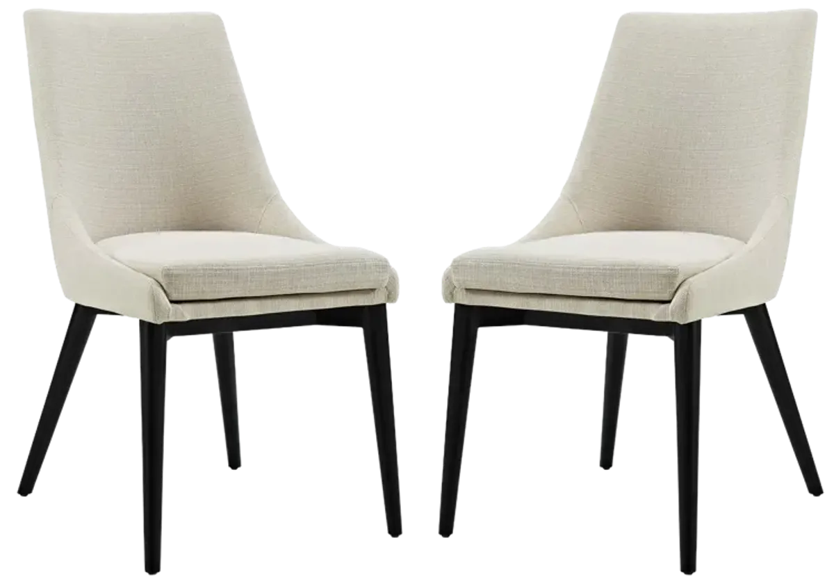 viscount Dining Side Chair Fabric Set of 2