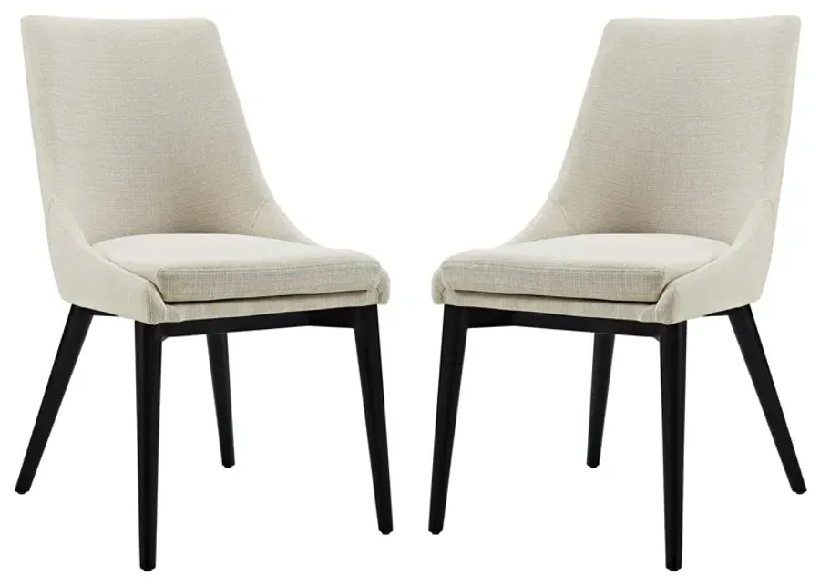 viscount Dining Side Chair Fabric Set of 2