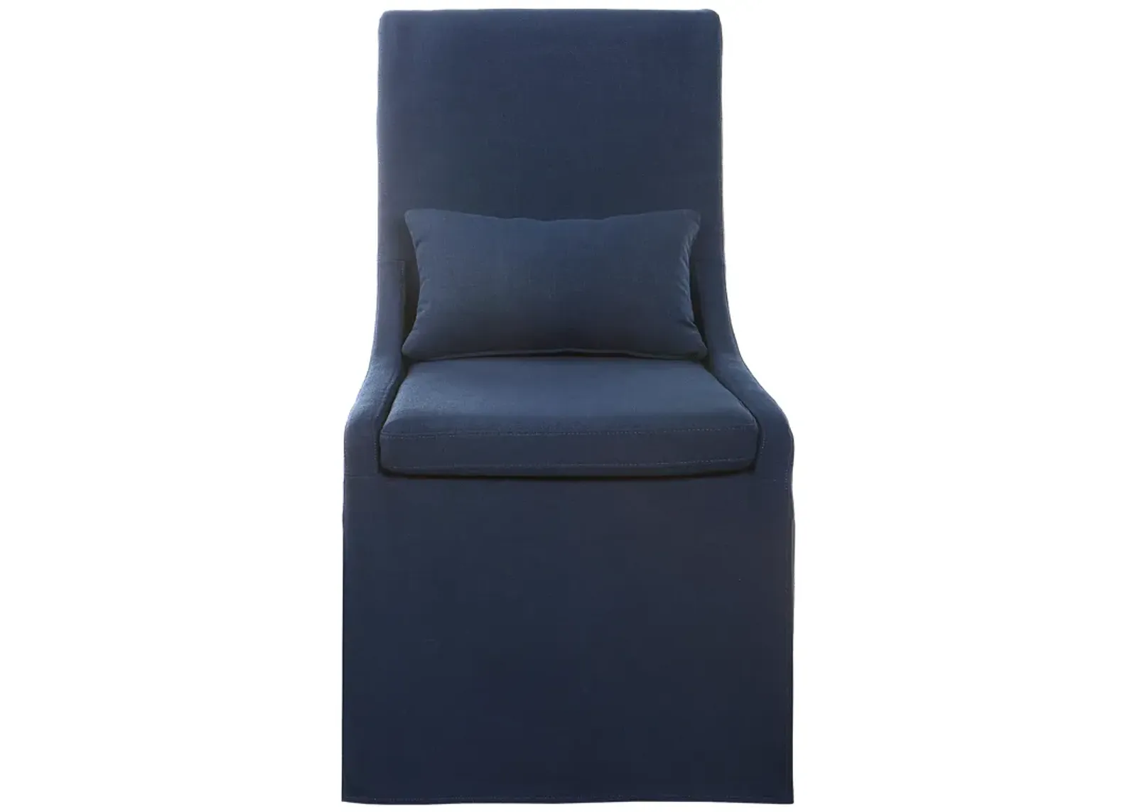 Coley Denim Armless Chair