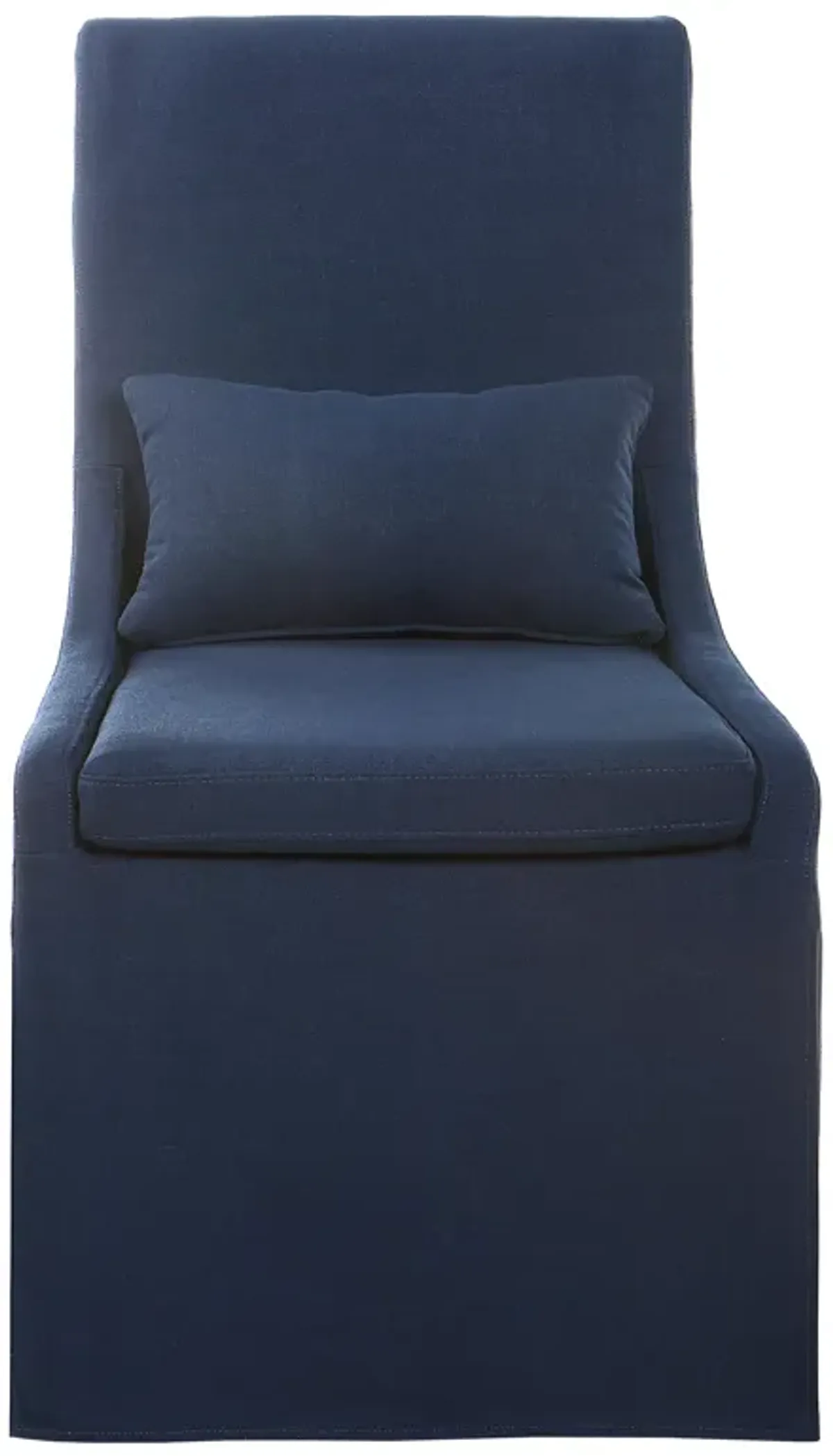 Coley Denim Armless Chair