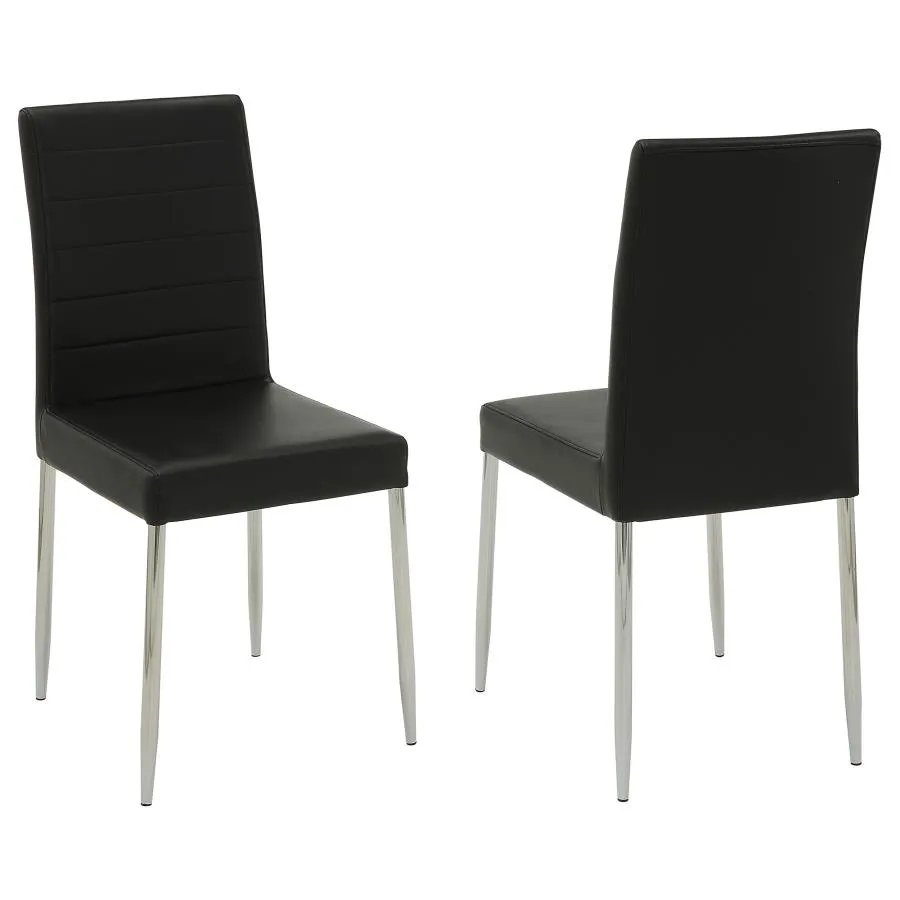 Maston Upholstered Dining Chairs Black (Set of 4)