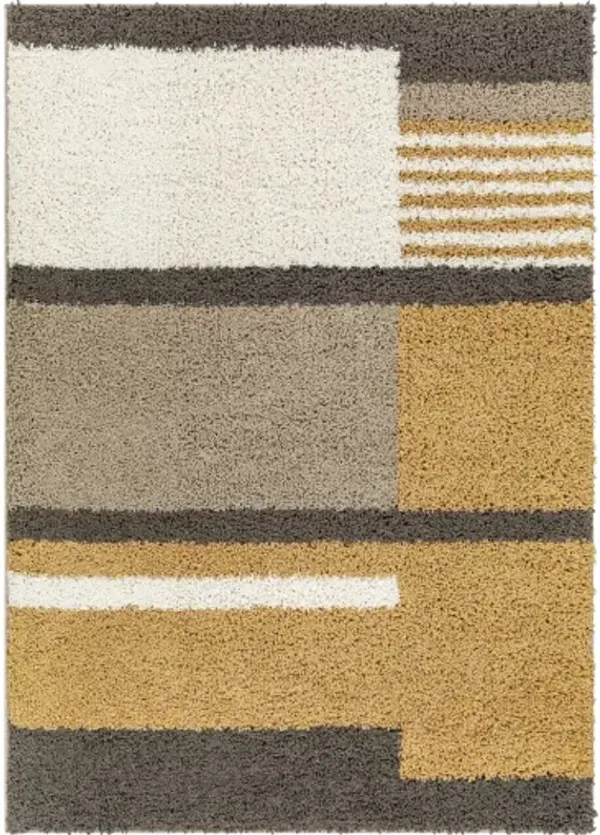 Birmingham BMM-2317 6'7" x 9' Machine Woven Rug