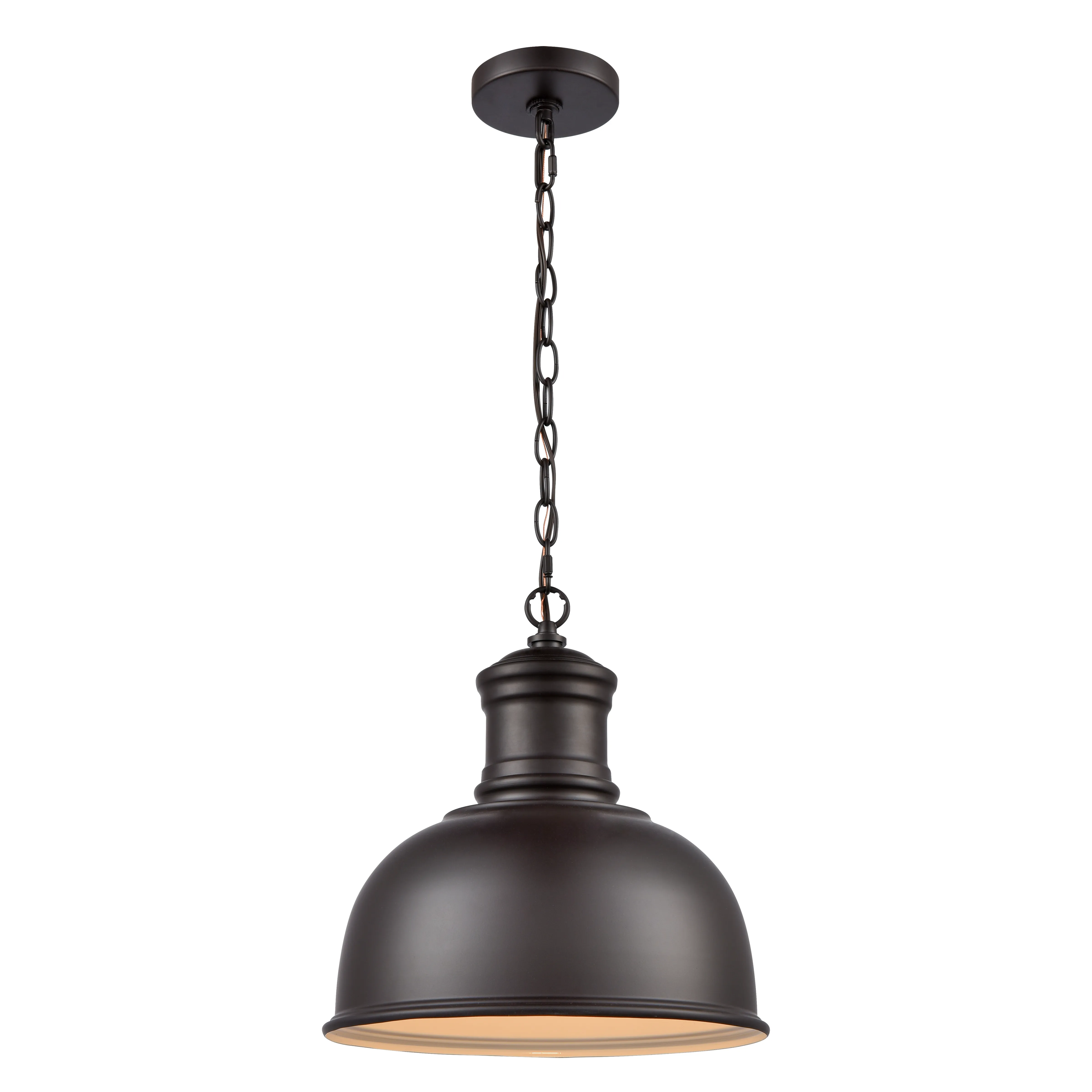 Cedar Park 13" Wide 1-Light Outdoor Pendant - Oil Rubbed Bronze