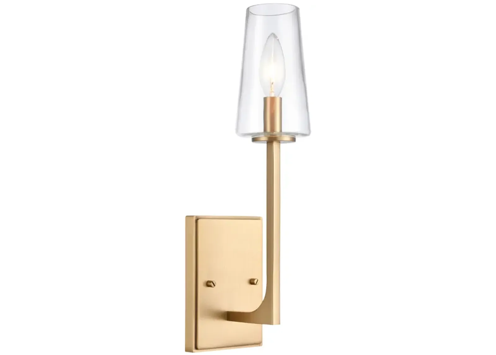 Fitzroy 16'' High 1-Light Sconce - Lacquered Brass