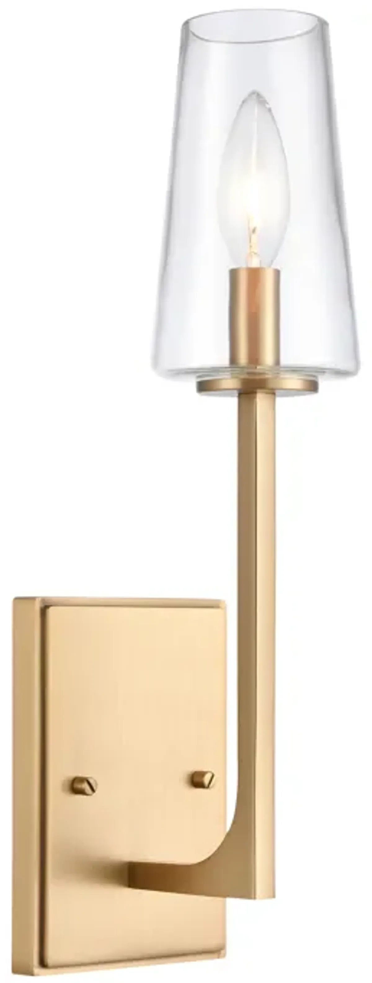 Fitzroy 16'' High 1-Light Sconce - Lacquered Brass