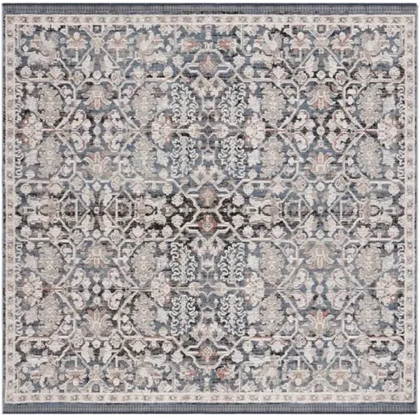 VIVALDI 568 Blue  6'-7' X 6'-7' Square Square Rug