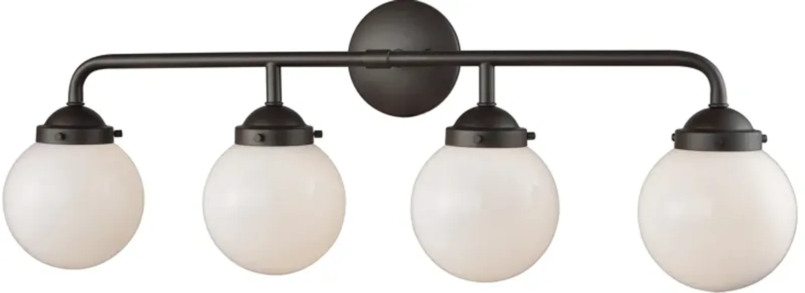 Beckett 33" Wide 4-Light Vanity Light - Oil Rubbed Bronze