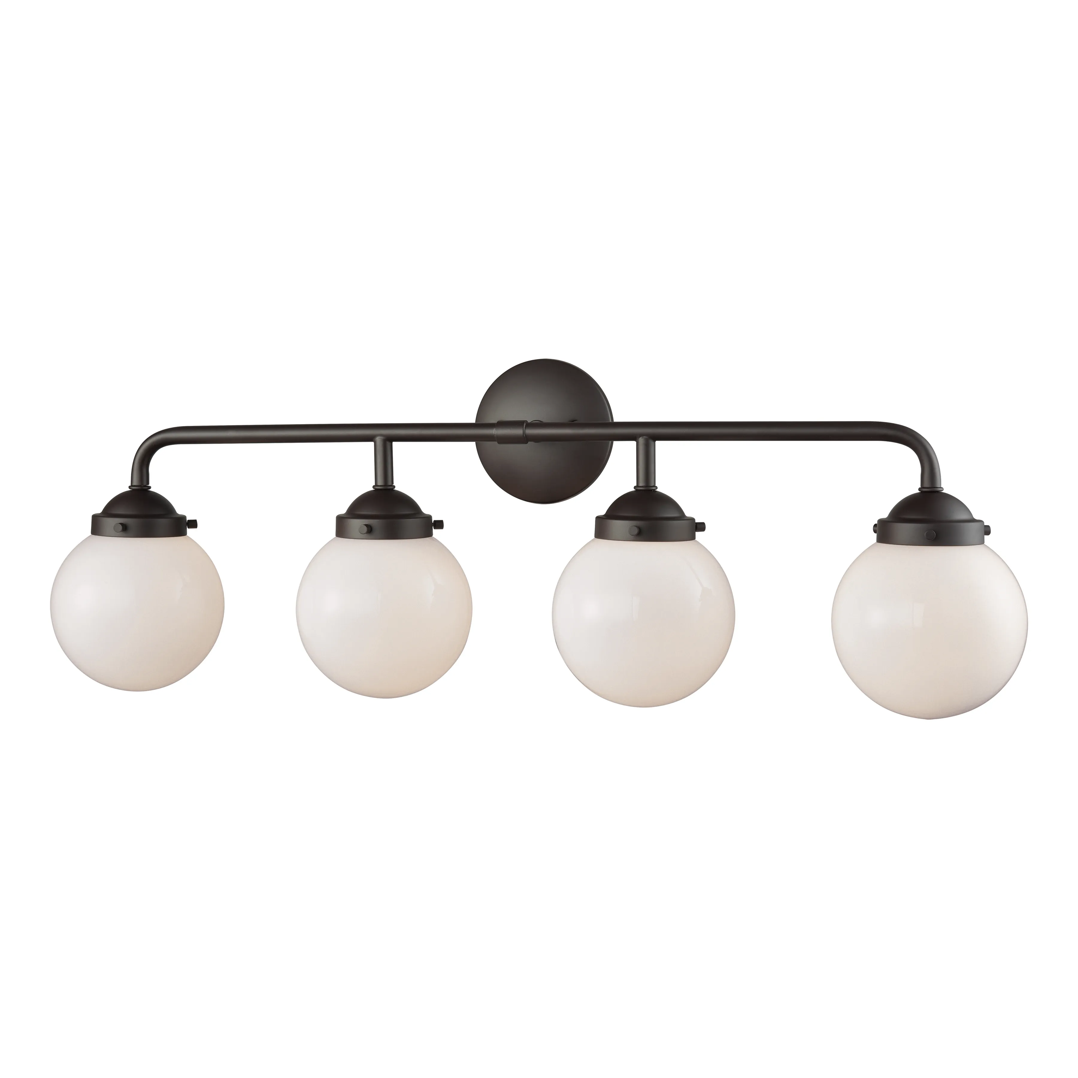 Beckett 33" Wide 4-Light Vanity Light - Oil Rubbed Bronze