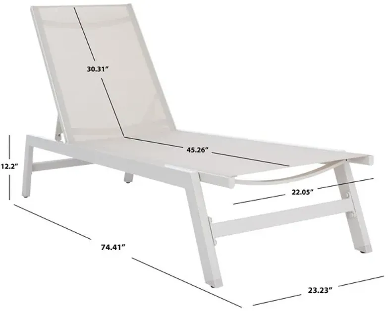 Fionne Outdoor Sunlounger