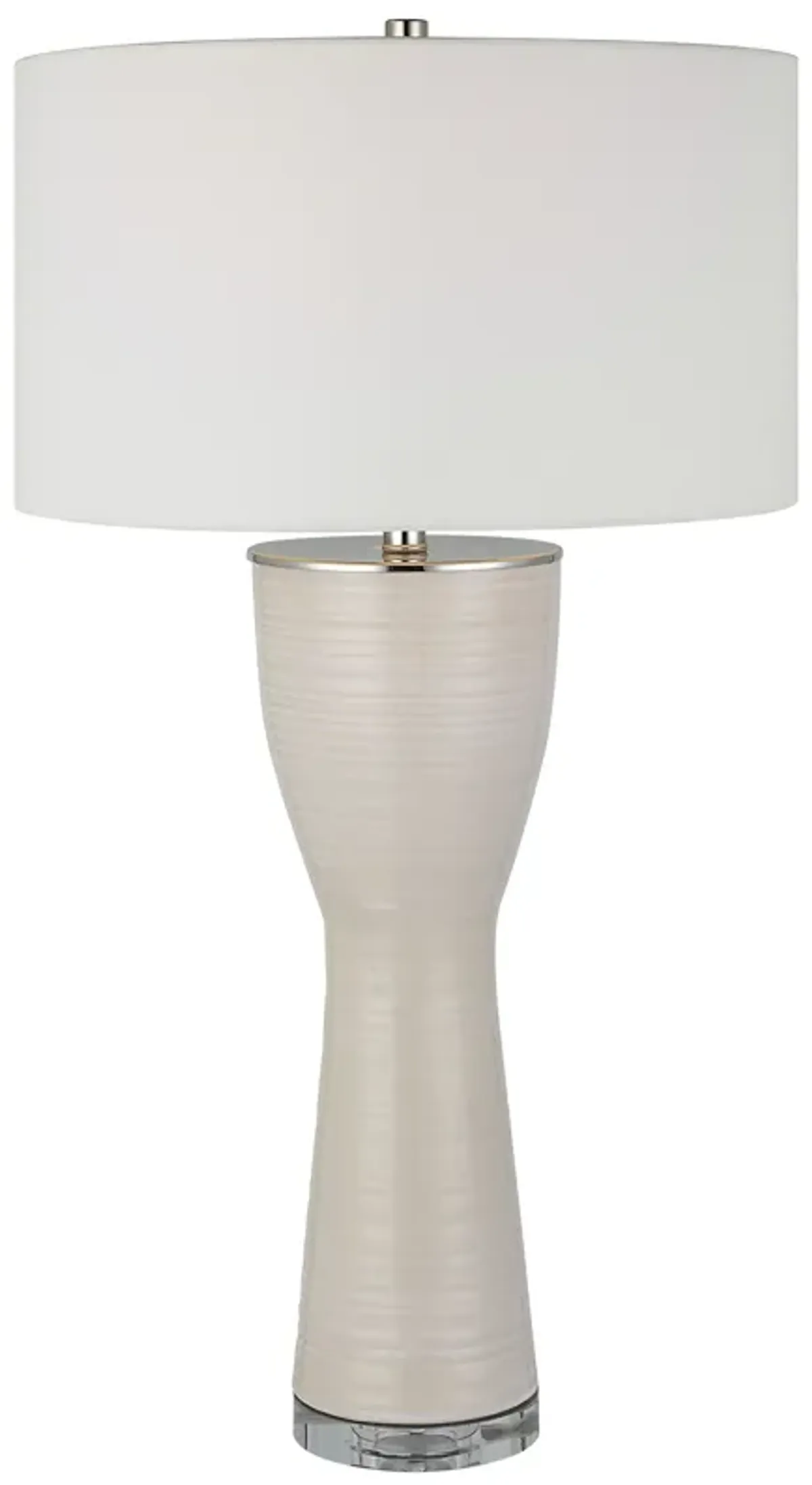 Uttermost Amphora Off-White Glaze Table Lamp