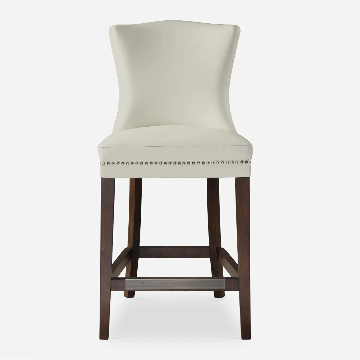 Dariela White Counter Stool