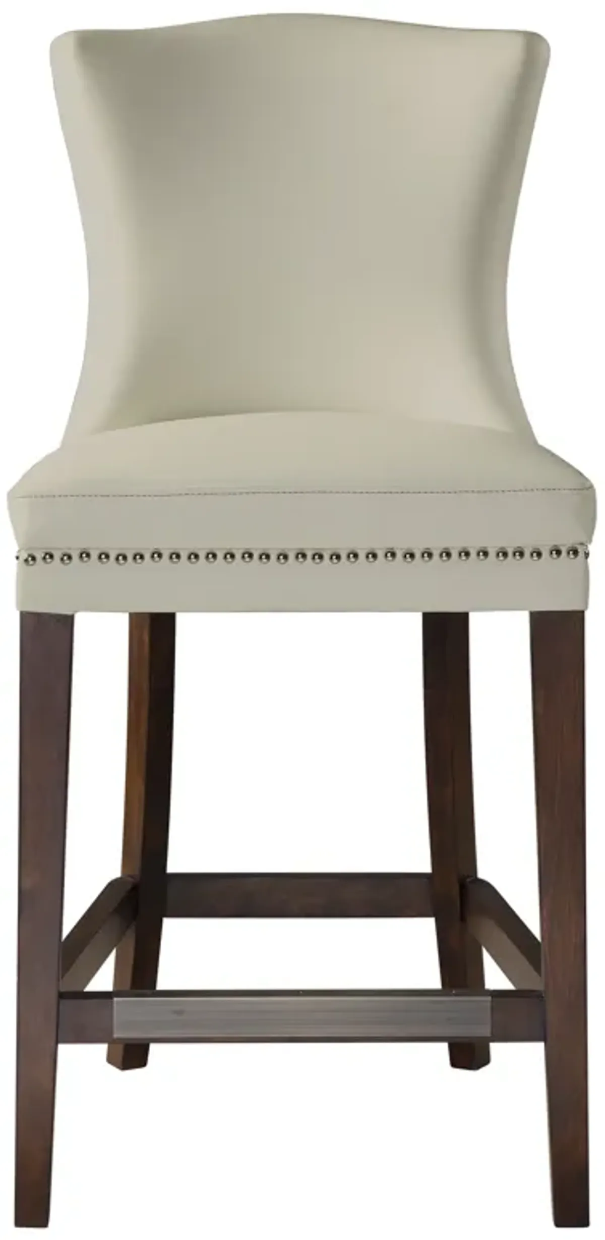 Dariela White Counter Stool