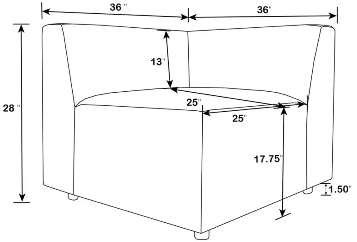 Deonte Upholstered Corner