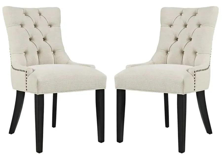 Regent Dining Side Chair Fabric Set of 2