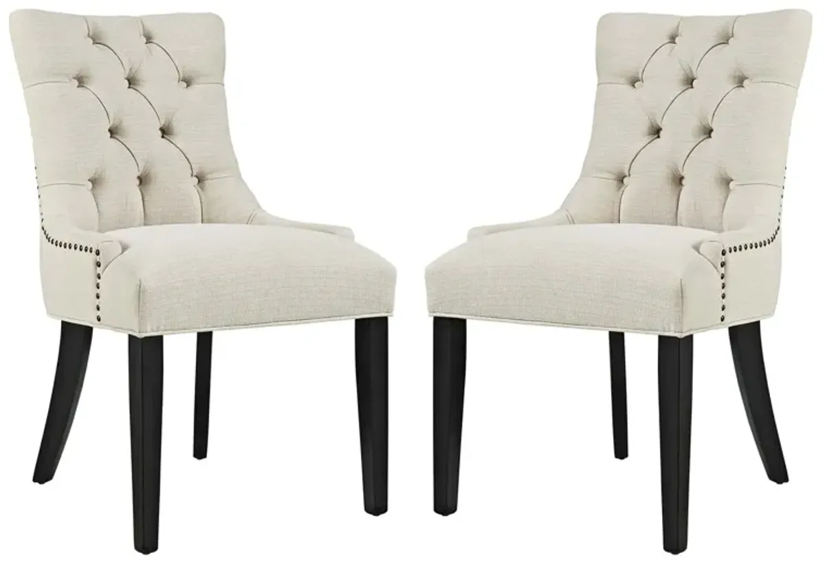 Regent Dining Side Chair Fabric Set of 2