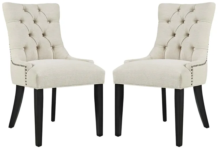 Regent Dining Side Chair Fabric Set of 2