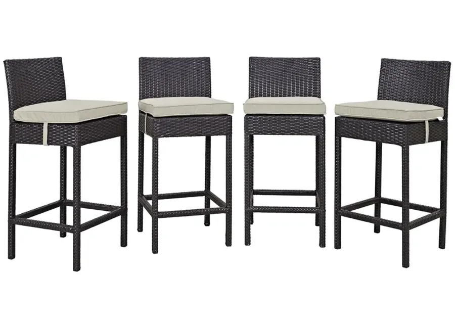 Convene 4 Piece Outdoor Patio Pub Set