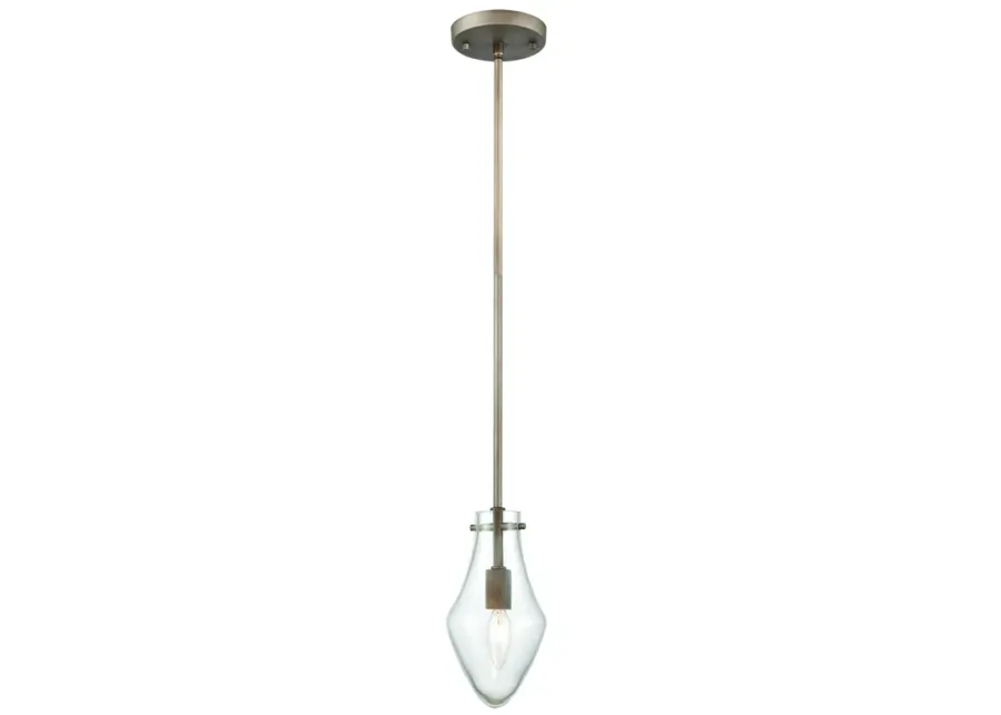 Culmination 5" Wide 1-Light Mini Pendant - Weathered Zinc