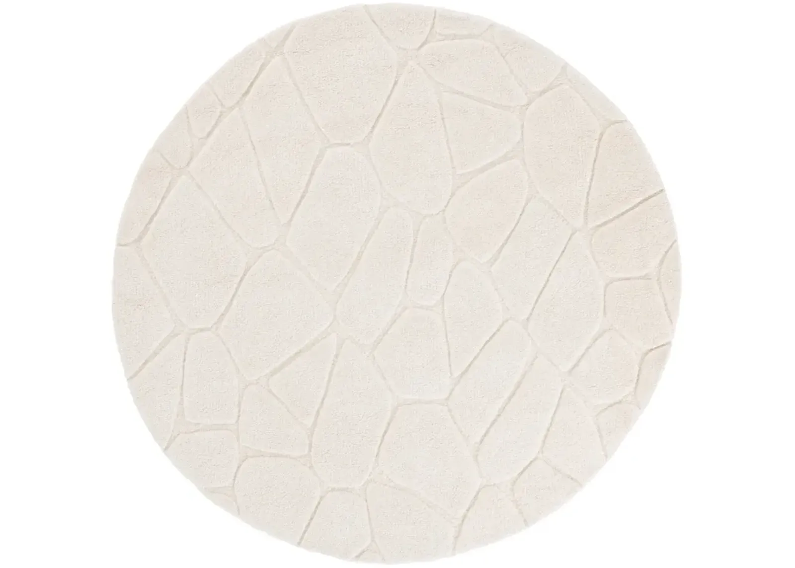 FIFTH AVENUE 352 IVORY 6' x 6' Round Round Rug