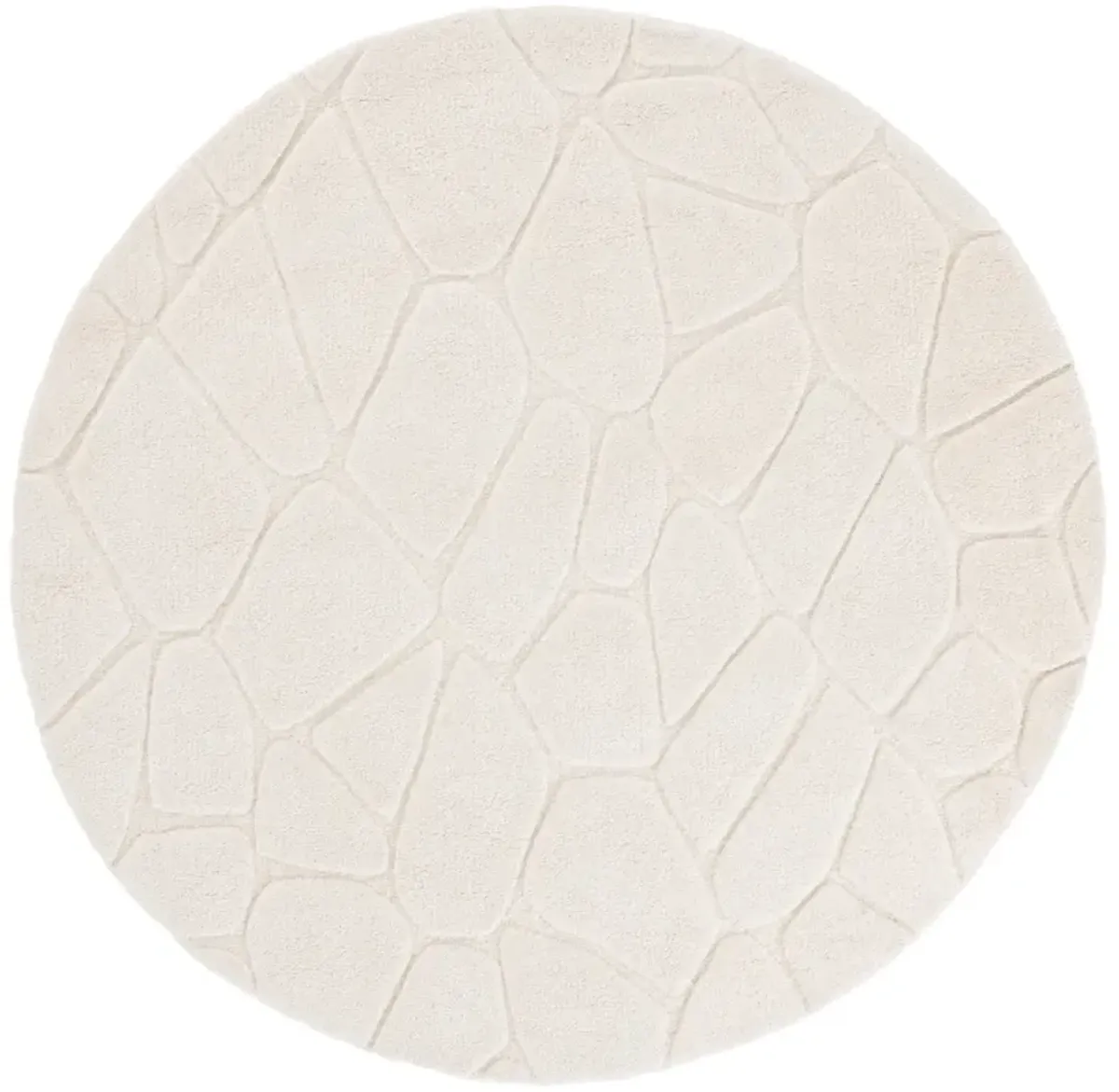 FIFTH AVENUE 352 IVORY 6' x 6' Round Round Rug