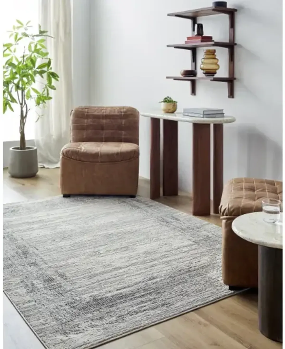 Marbella MBR-2304 6'7" x 9' Machine Woven Rug