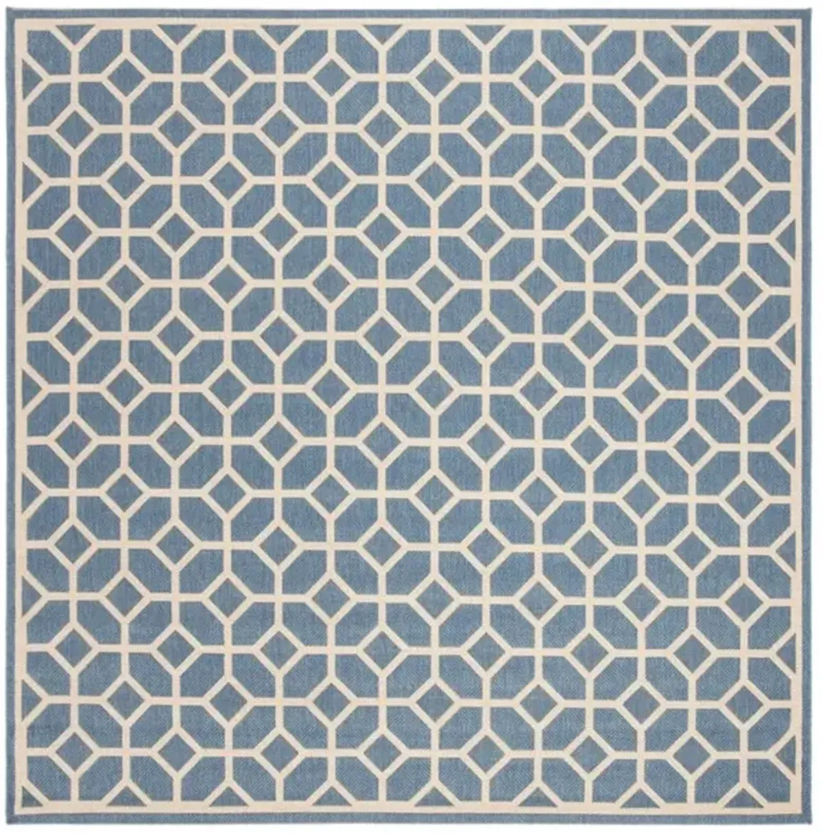 LINDEN 127 Collection LND127M-6SQ Blue / Creme 6'-7" X 6'-7" Square