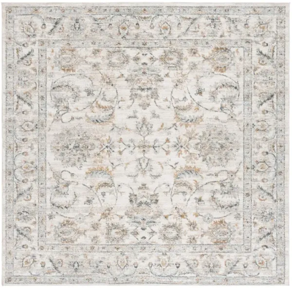 AVALON 220 IVORY  6'-7' X 6'-7' Square Square Rug
