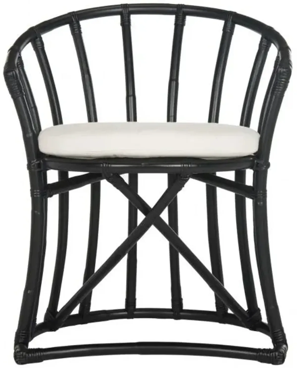 BATES RATTAN ACCENT CHAIR 