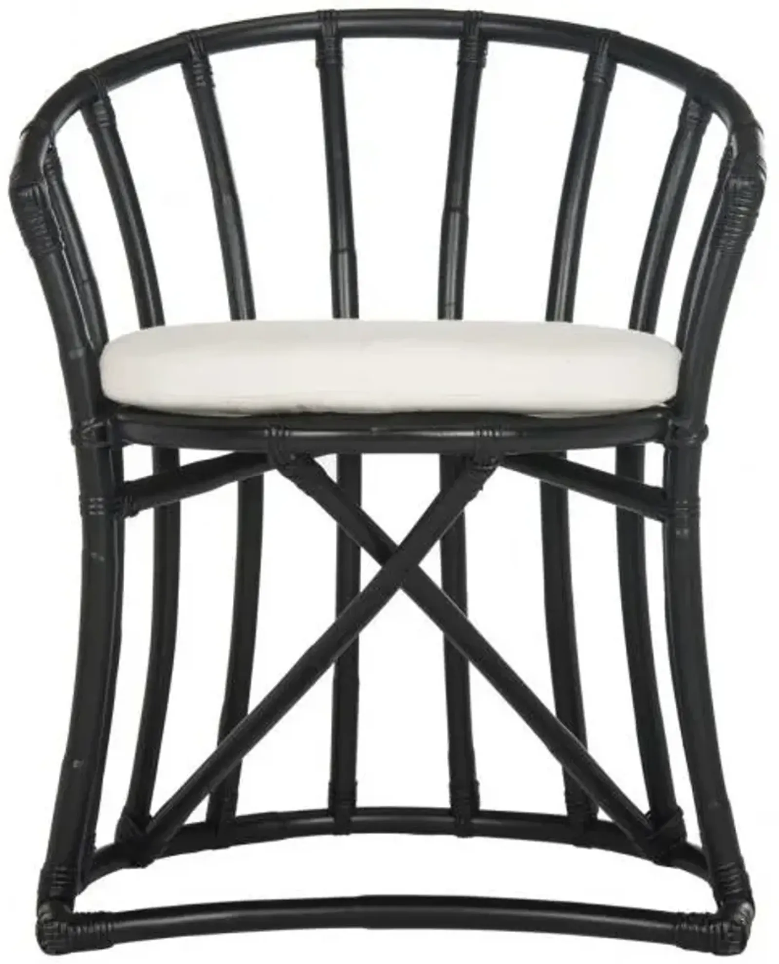 BATES RATTAN ACCENT CHAIR 