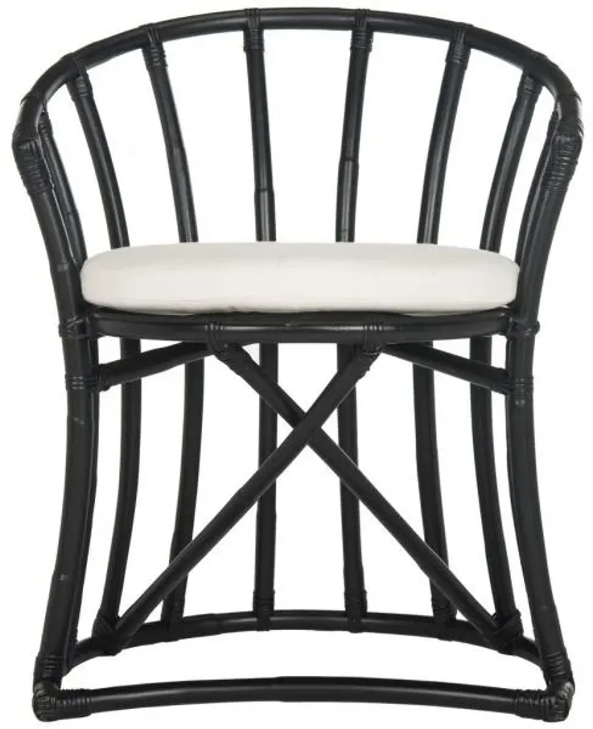 BATES RATTAN ACCENT CHAIR 