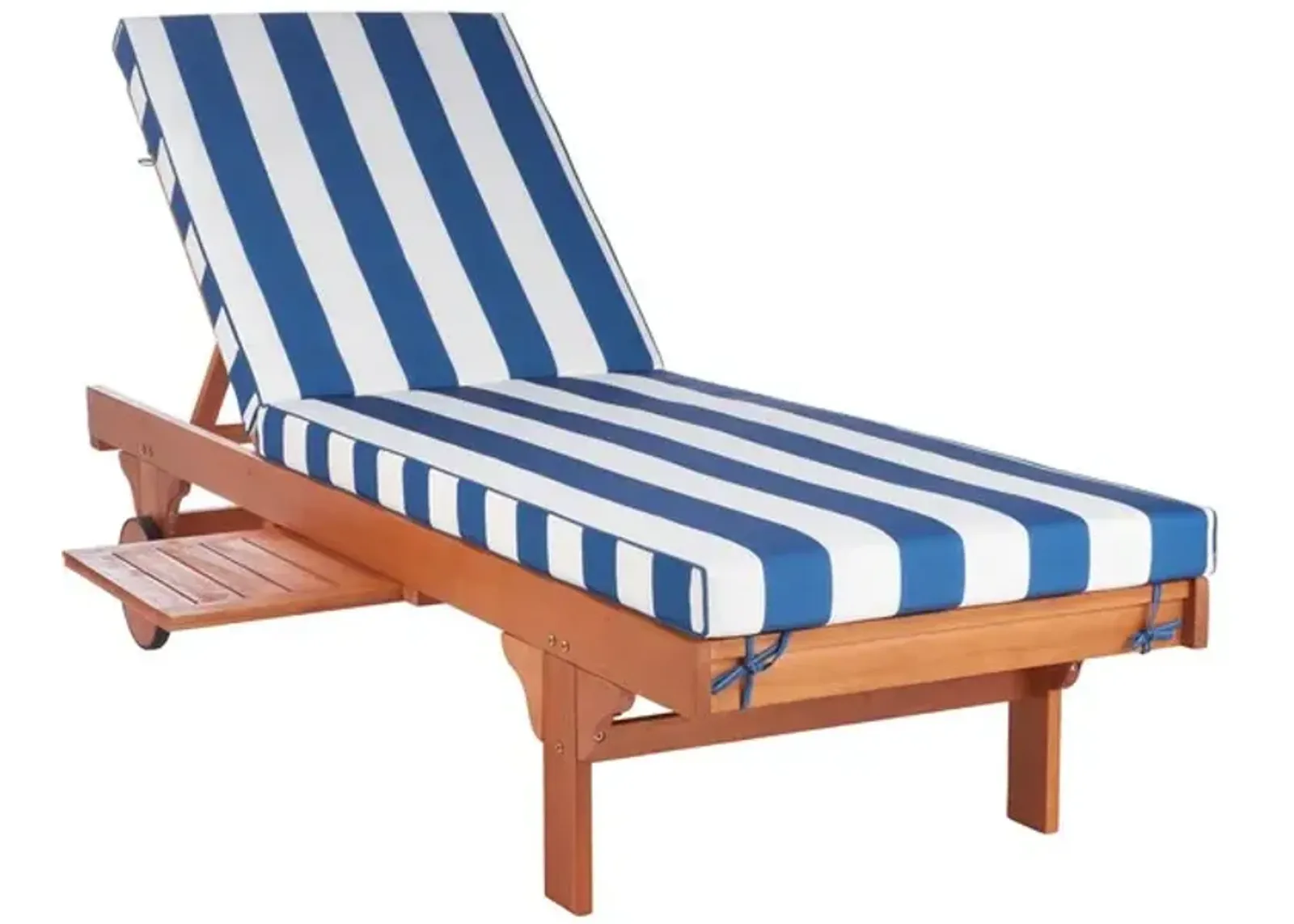 NEWPORT CHAISE LOUNGE CHAIR WITH SIDE TABLE