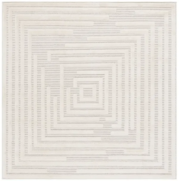 ELMHURST 570 IVORY  6'-7' x 6'-7' Square Square Rug