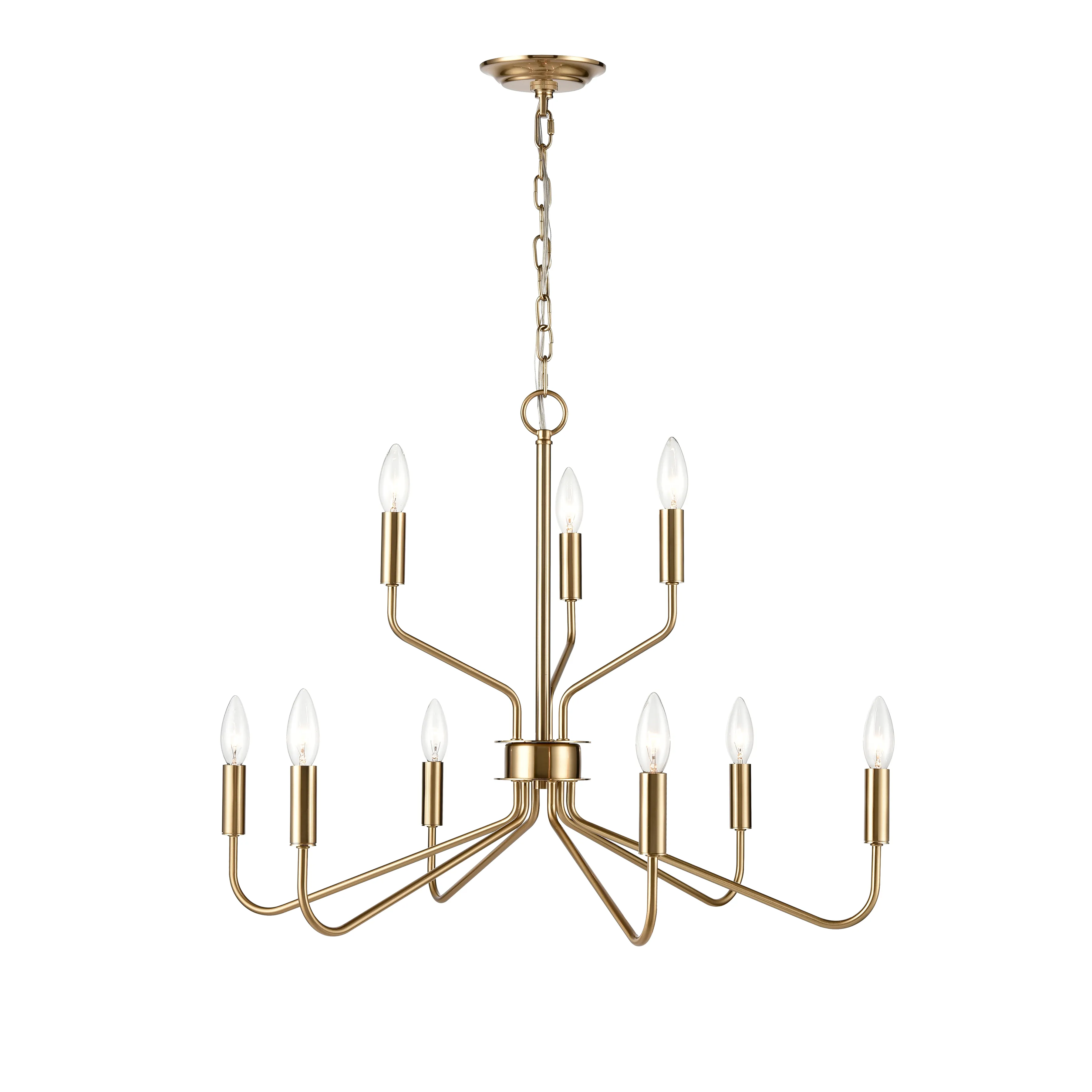 Genista 28" Wide 9-Light Chandelier