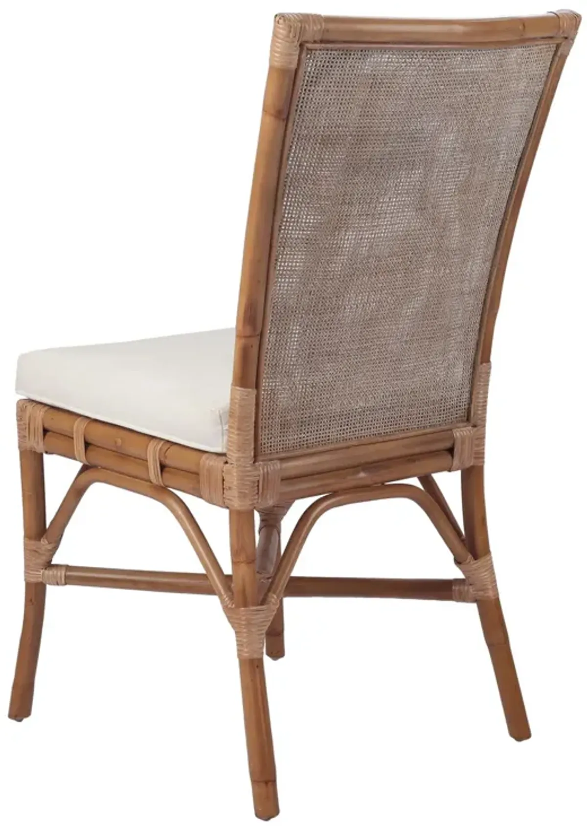 Tatum Rattan Dining Side Chair, Canary Brown (Set of 2)