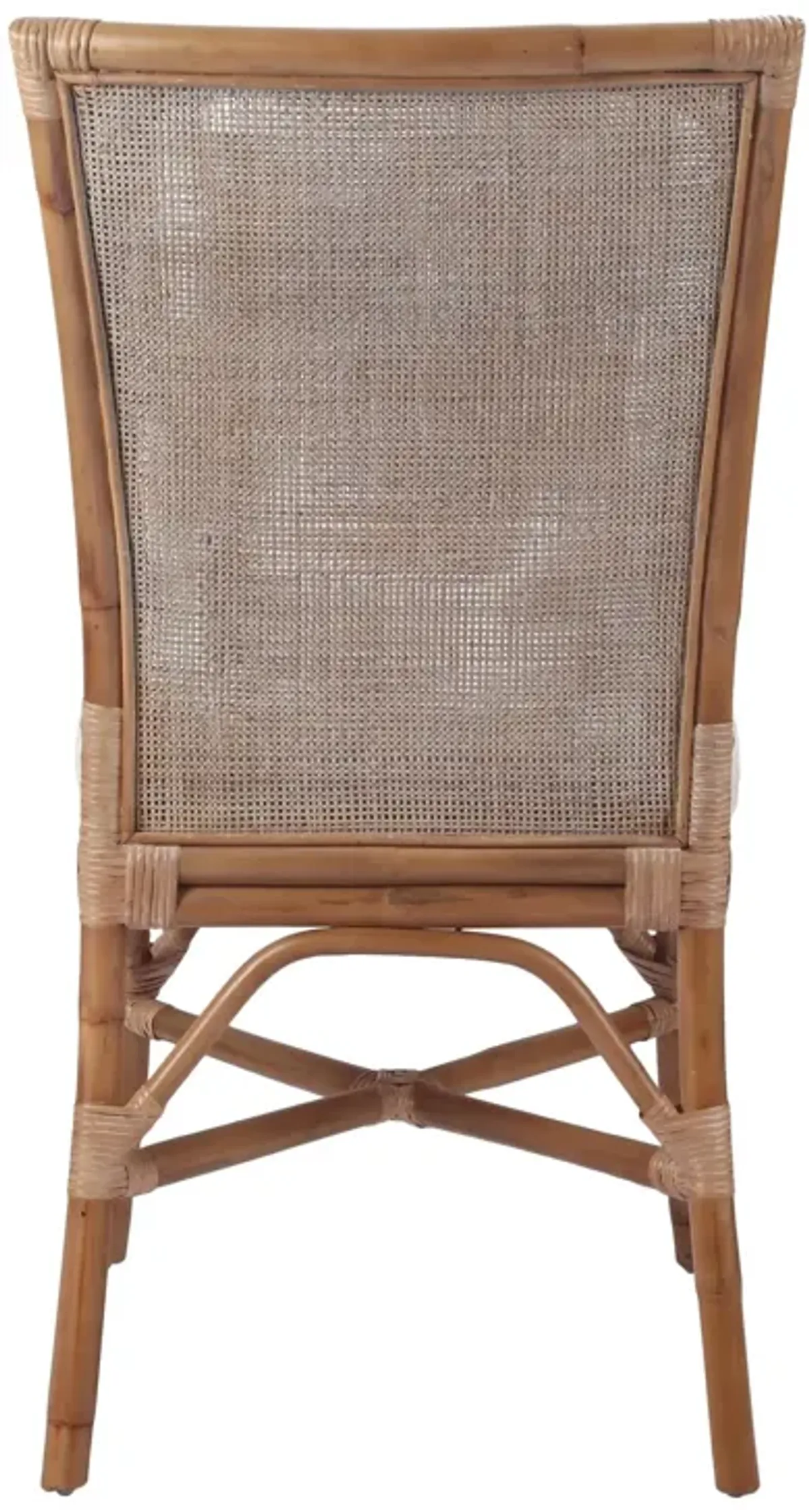 Tatum Rattan Dining Side Chair, Canary Brown (Set of 2)