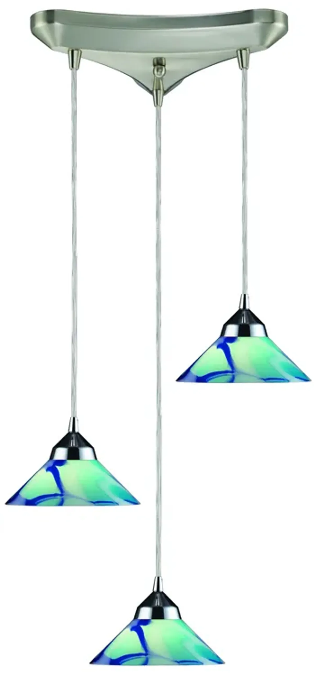 Refraction Configurable Multi Pendant - Polished Chrome