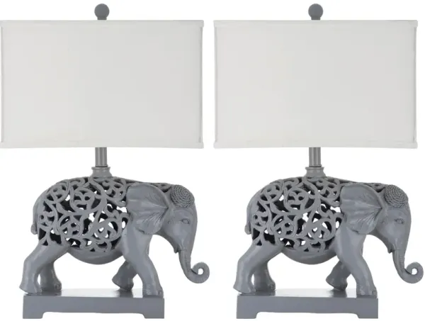 Hathi 25.5-Inch H Sculpture Table Lamp - Set of 2