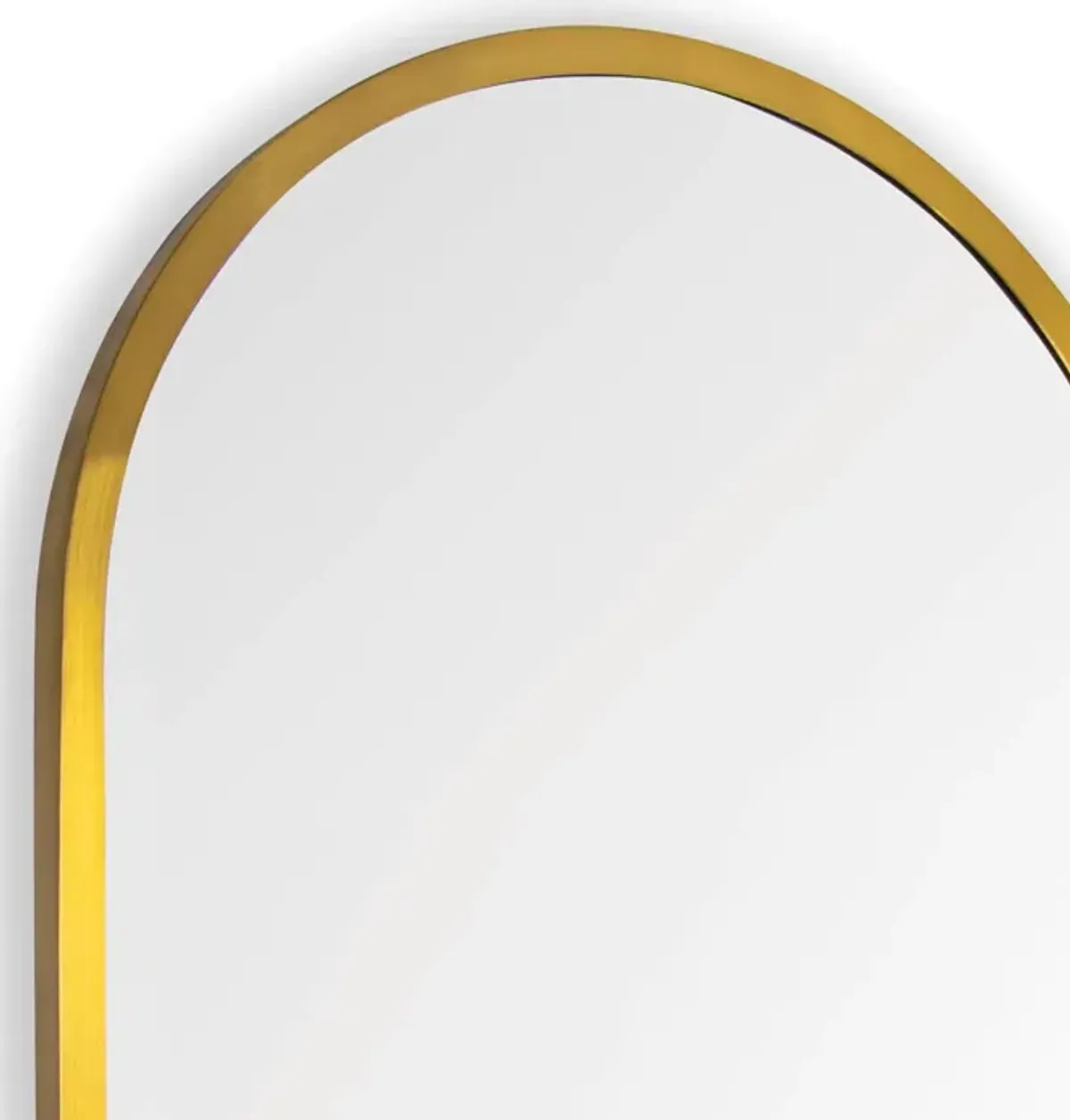 Doris Dressing Room Mirror Large (Natural Brass)