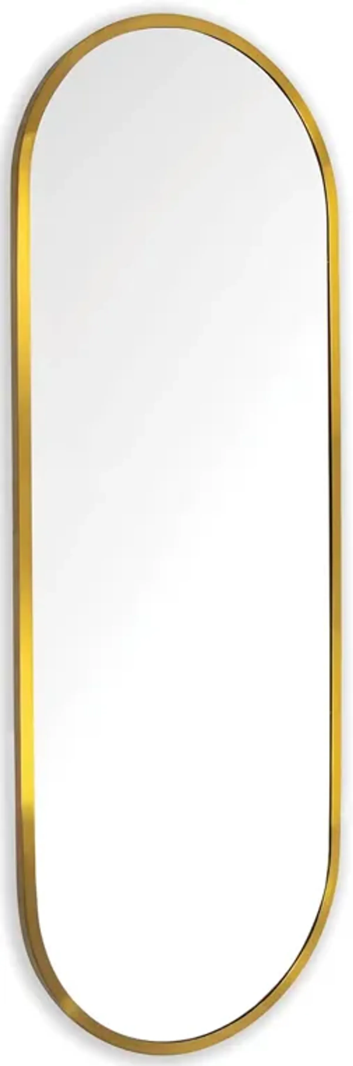 Doris Dressing Room Mirror Large (Natural Brass)