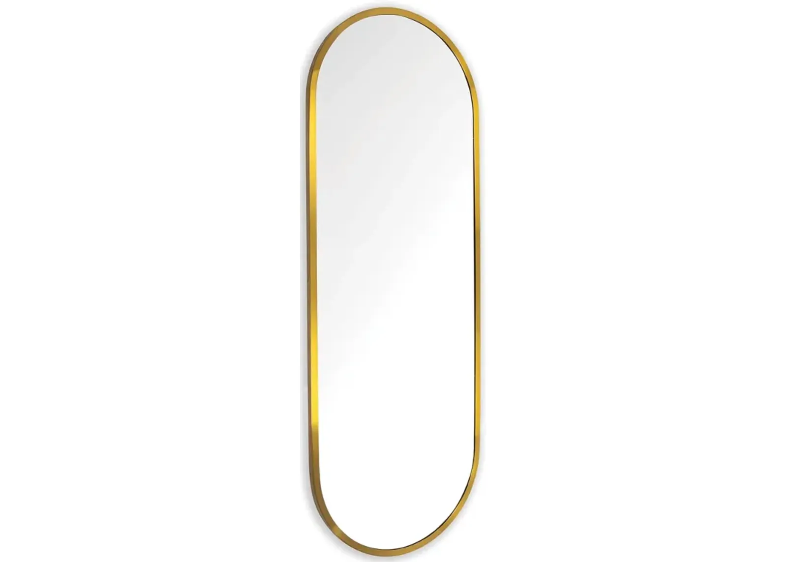 Doris Dressing Room Mirror Large (Natural Brass)