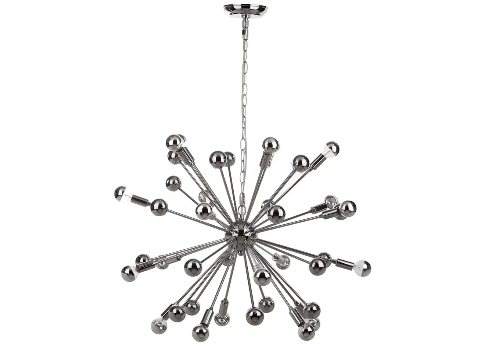 Starburst Sputnik 20-Light Chrome Pendant