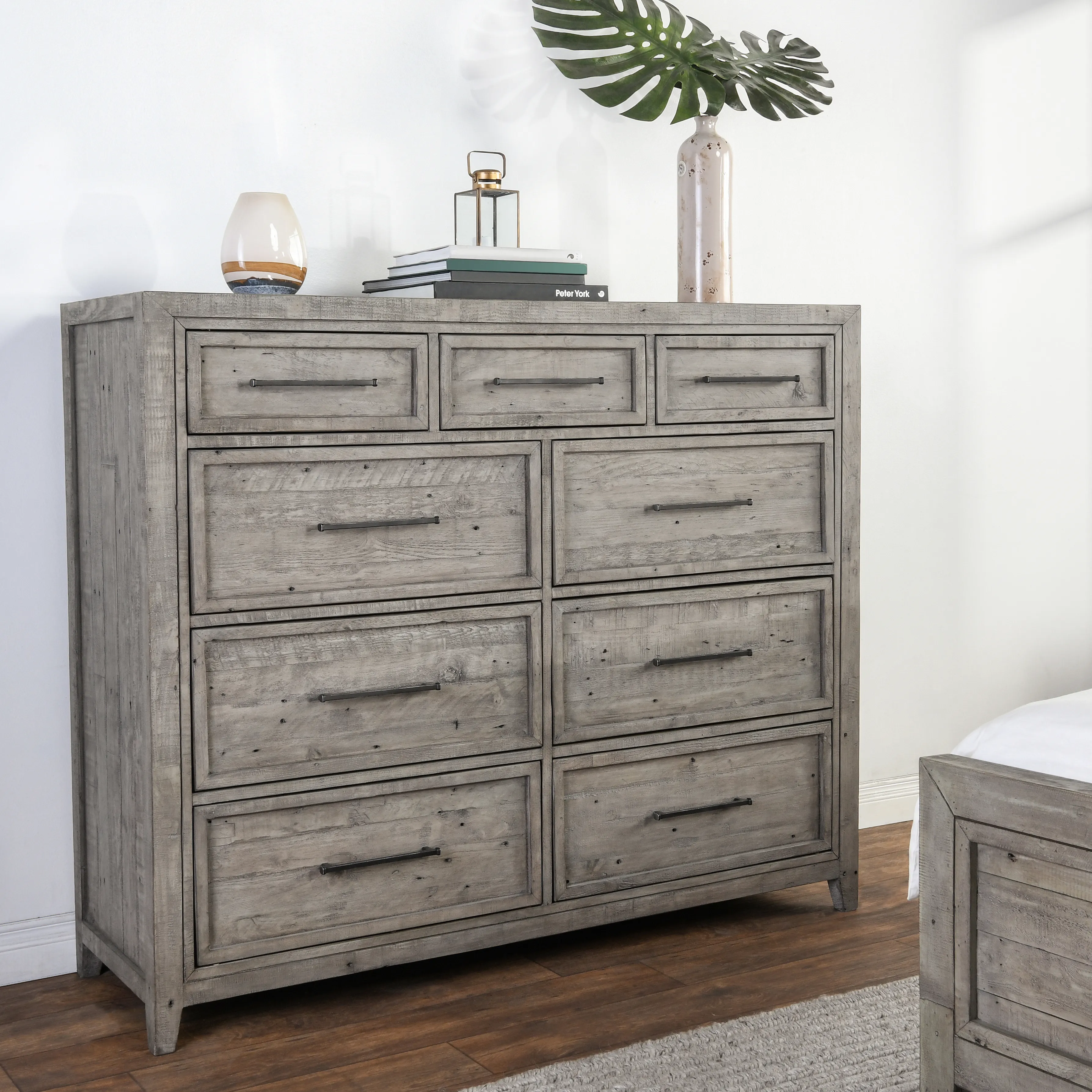 Ridge Reclaimed Pine 9 Drawer Dresser