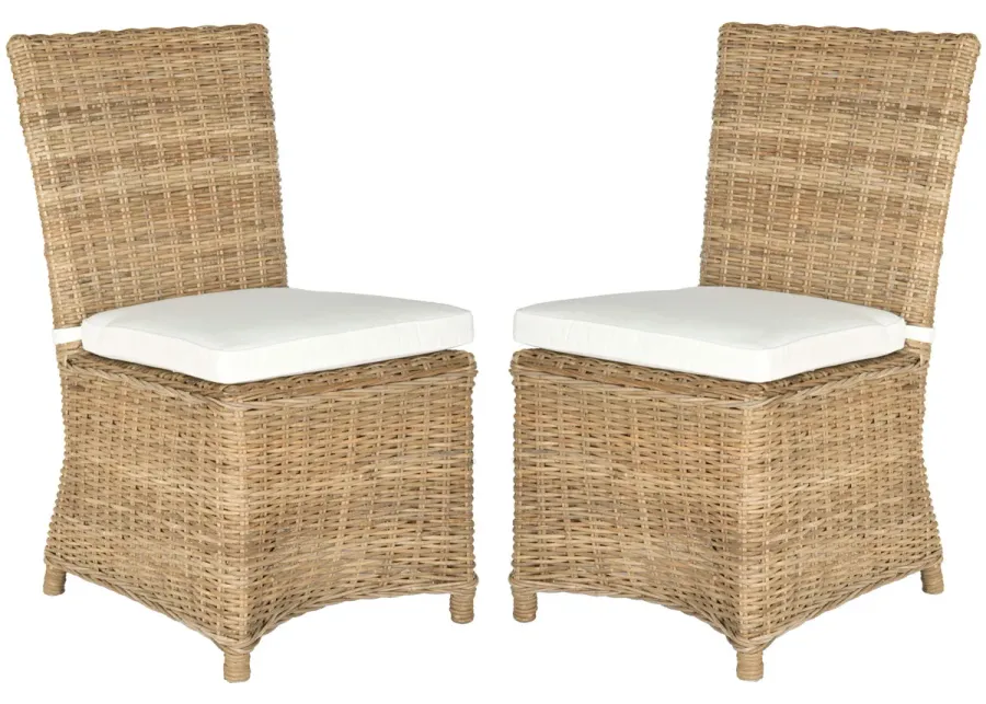 SEBESI 17''H RATTAN SIDE CHAIR - Set of 2