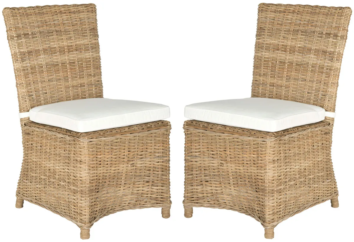 SEBESI 17''H RATTAN SIDE CHAIR - Set of 2