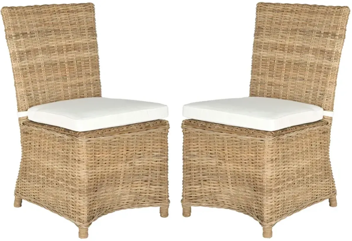 SEBESI 17''H RATTAN SIDE CHAIR - Set of 2