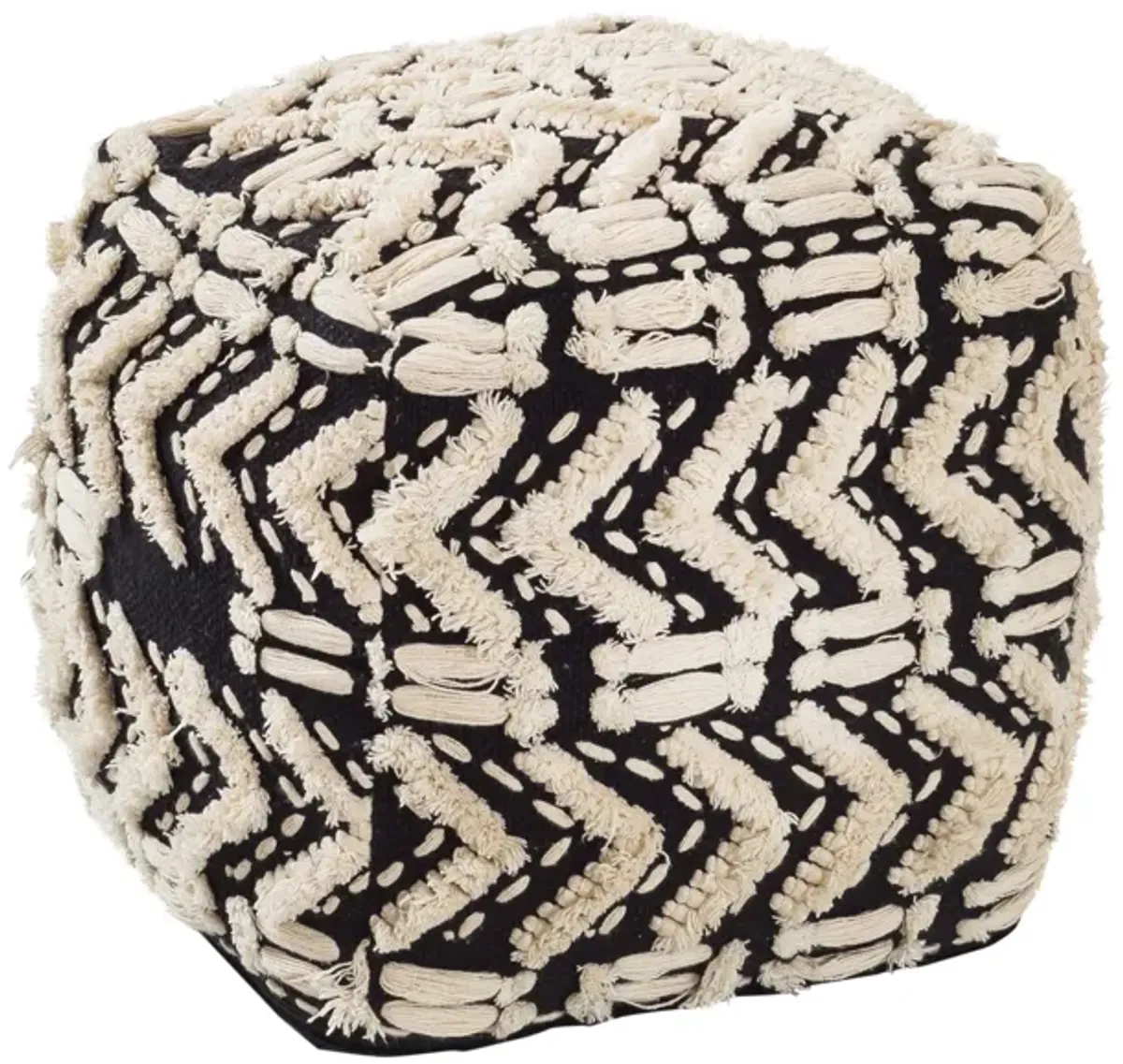 mariel cotton  pouf