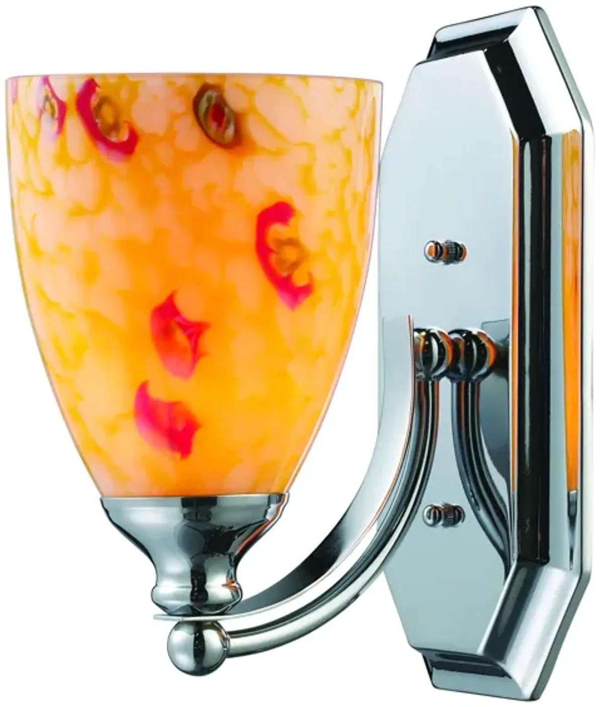 Mix and Match Vanity 5" Wide 1-Light Vanity Light - Polished Chrome