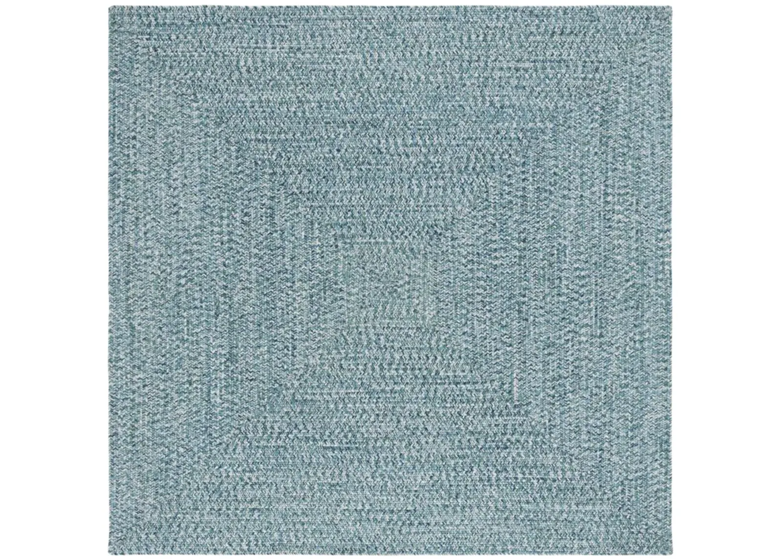 BRAIDED 201 TEAL  4' x 4' Square Square Rug